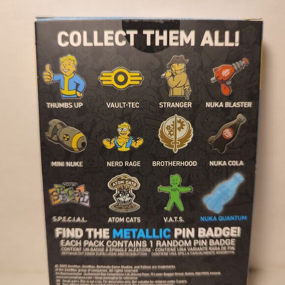 Fallout Vault Boy Nerd Rage Enamel Pin Official Bethesda Collectible Badge - Picture 5 of 5